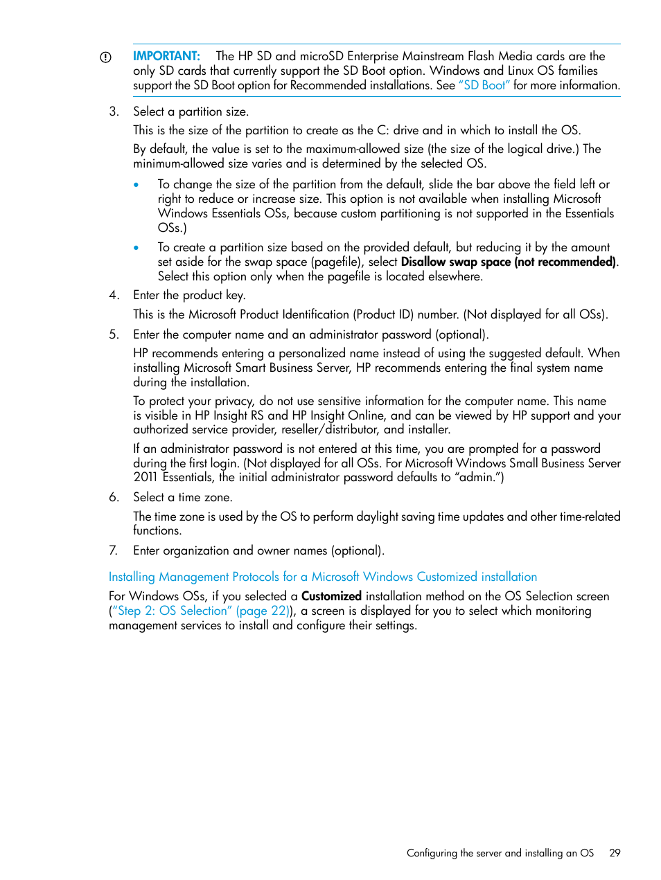 HP ProLiant DL320e Gen8 Server User Manual | Page 29 / 91