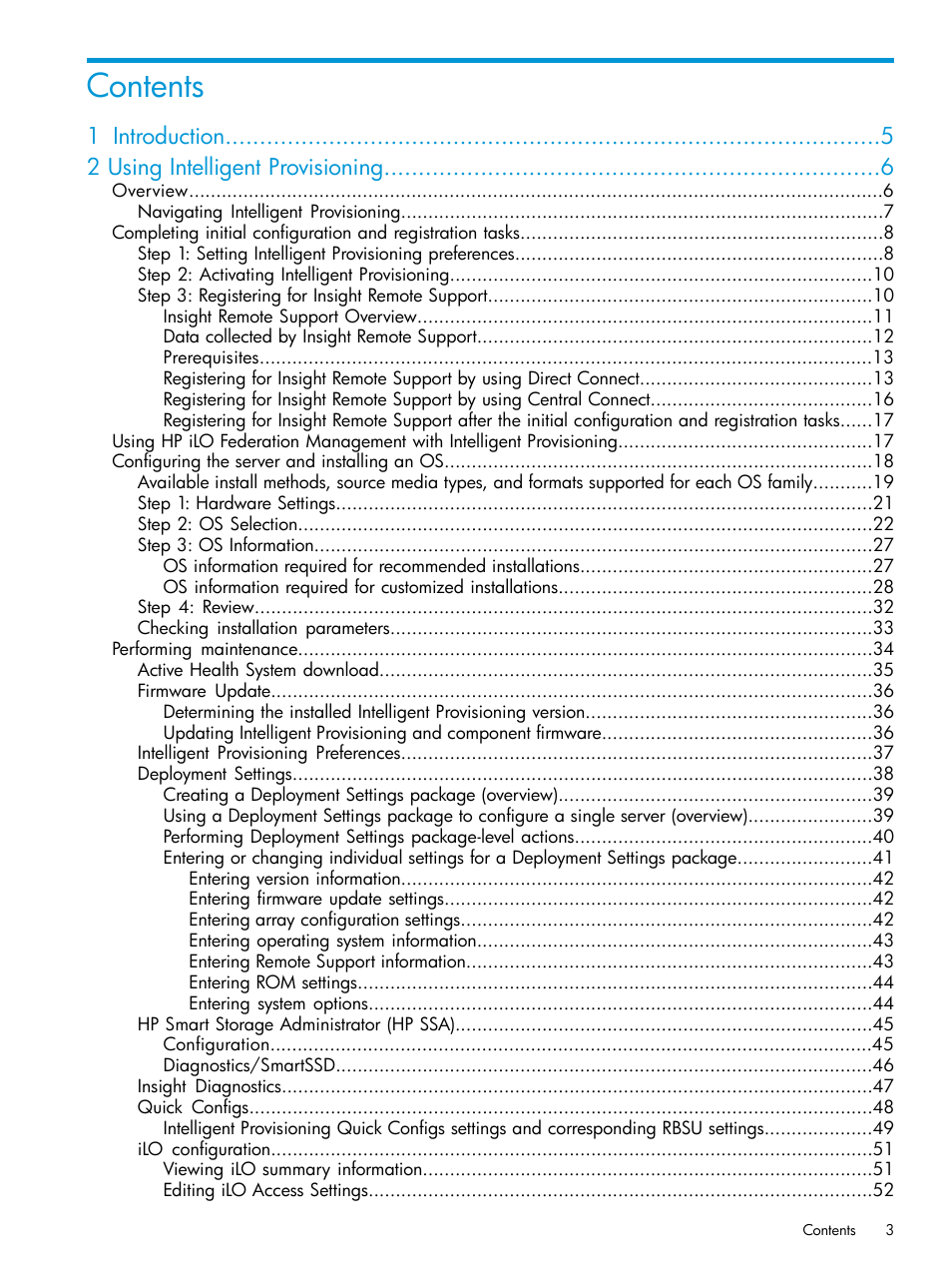 HP ProLiant DL320e Gen8 Server User Manual | Page 3 / 91