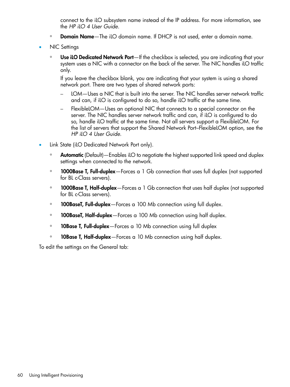 HP ProLiant DL320e Gen8 Server User Manual | Page 60 / 91