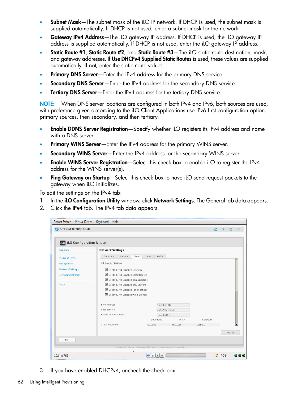 HP ProLiant DL320e Gen8 Server User Manual | Page 62 / 91