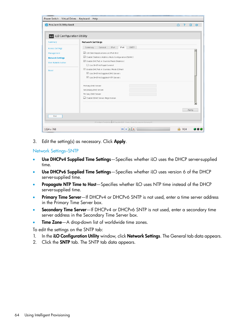 HP ProLiant DL320e Gen8 Server User Manual | Page 64 / 91