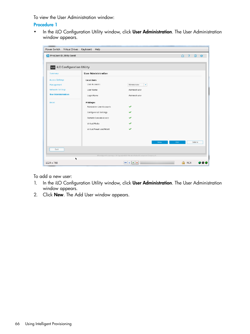 HP ProLiant DL320e Gen8 Server User Manual | Page 66 / 91