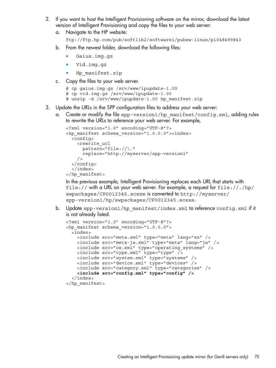 HP ProLiant DL320e Gen8 Server User Manual | Page 75 / 91