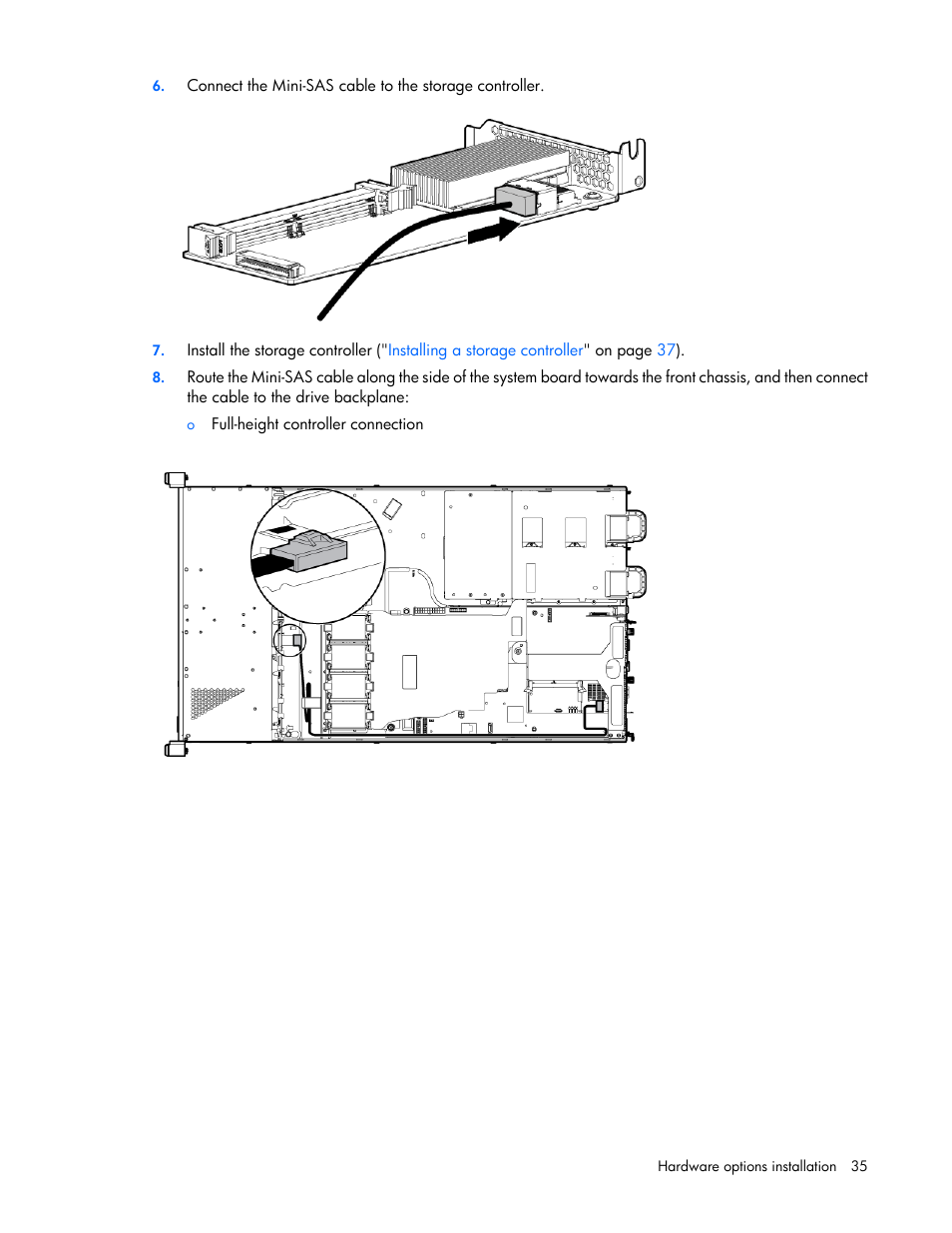 HP ProLiant DL320e Gen8 Server User Manual | Page 35 / 96