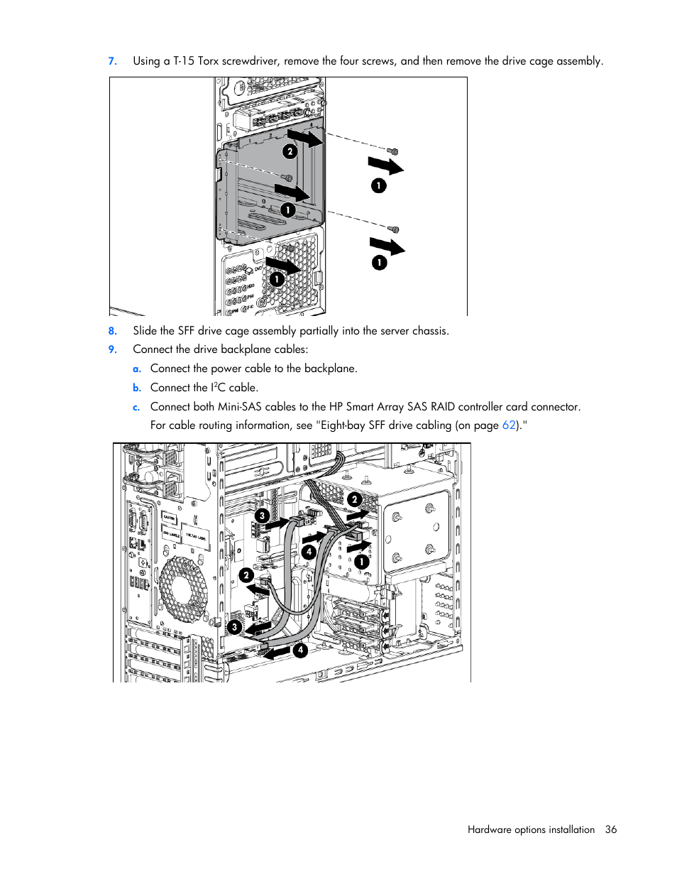 HP ProLiant ML110 G7 Server User Manual | Page 36 / 113
