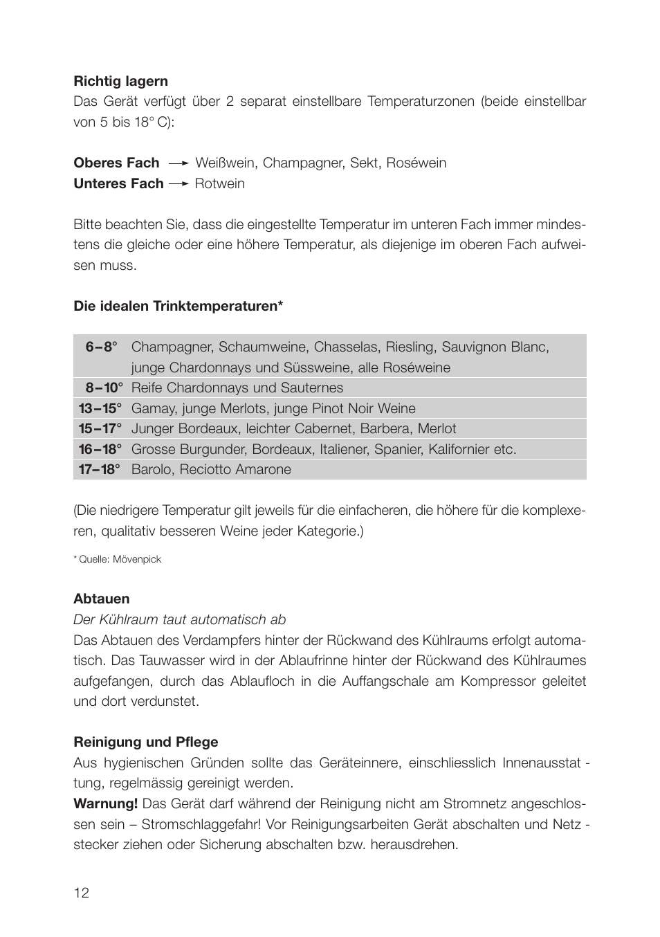 AEG SWS98820L0 User Manual | Page 12 / 104