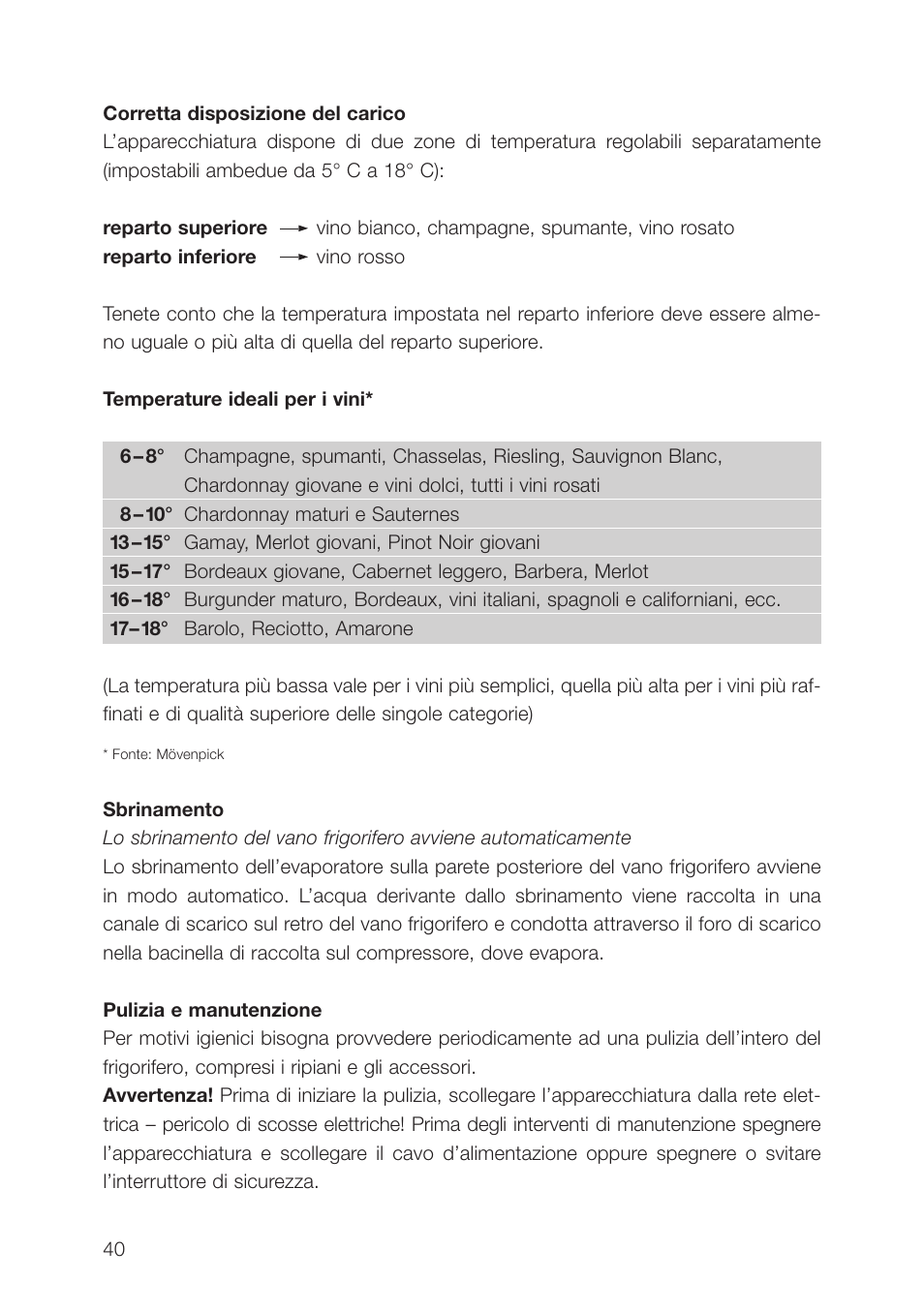 AEG SWS98820L0 User Manual | Page 40 / 104