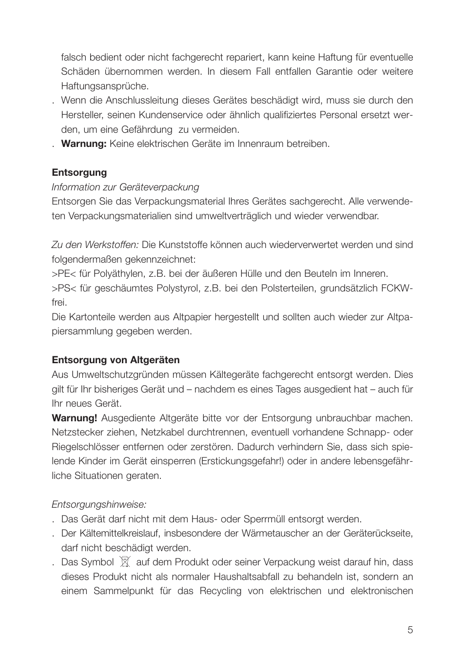 AEG SWS98820L0 User Manual | Page 5 / 104