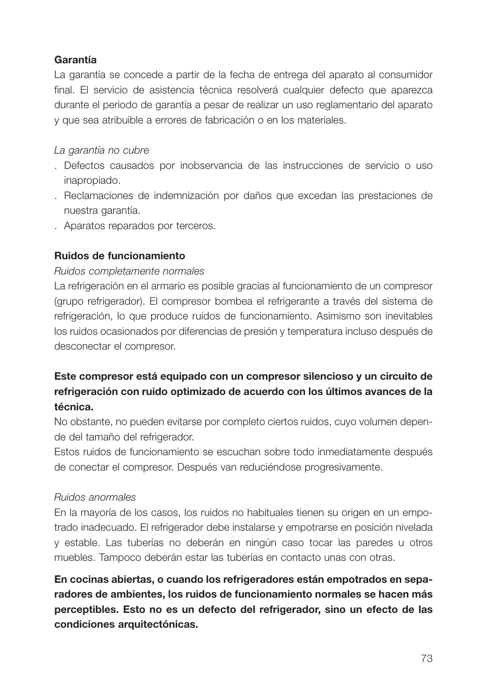 AEG SWS98820L0 User Manual | Page 73 / 104