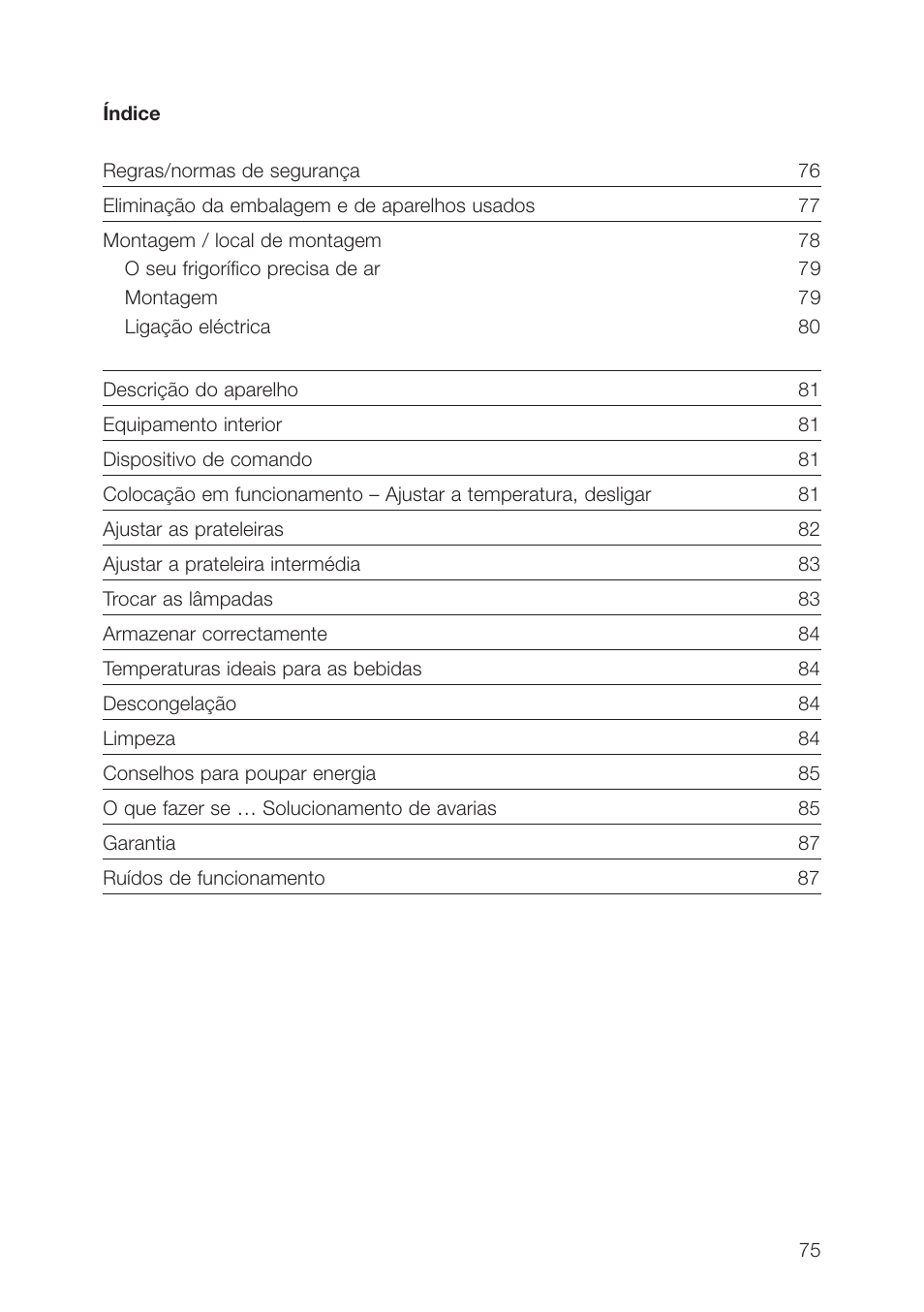 AEG SWS98820L0 User Manual | Page 75 / 104