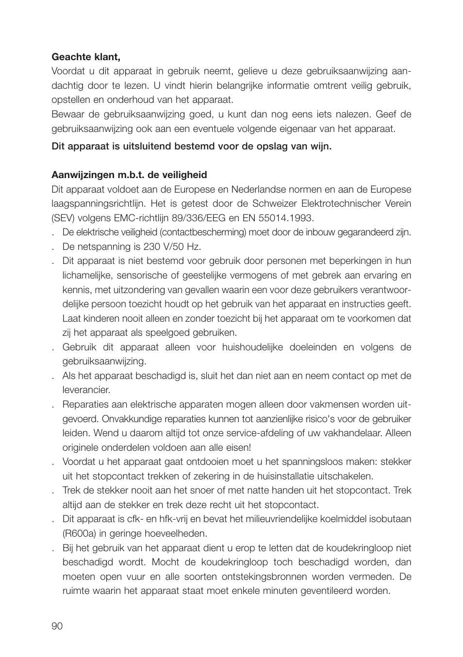 AEG SWS98820L0 User Manual | Page 90 / 104