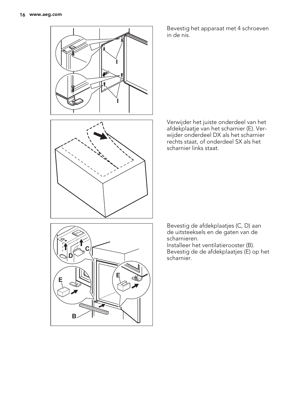AEG SCS41800S0 User Manual | Page 16 / 84