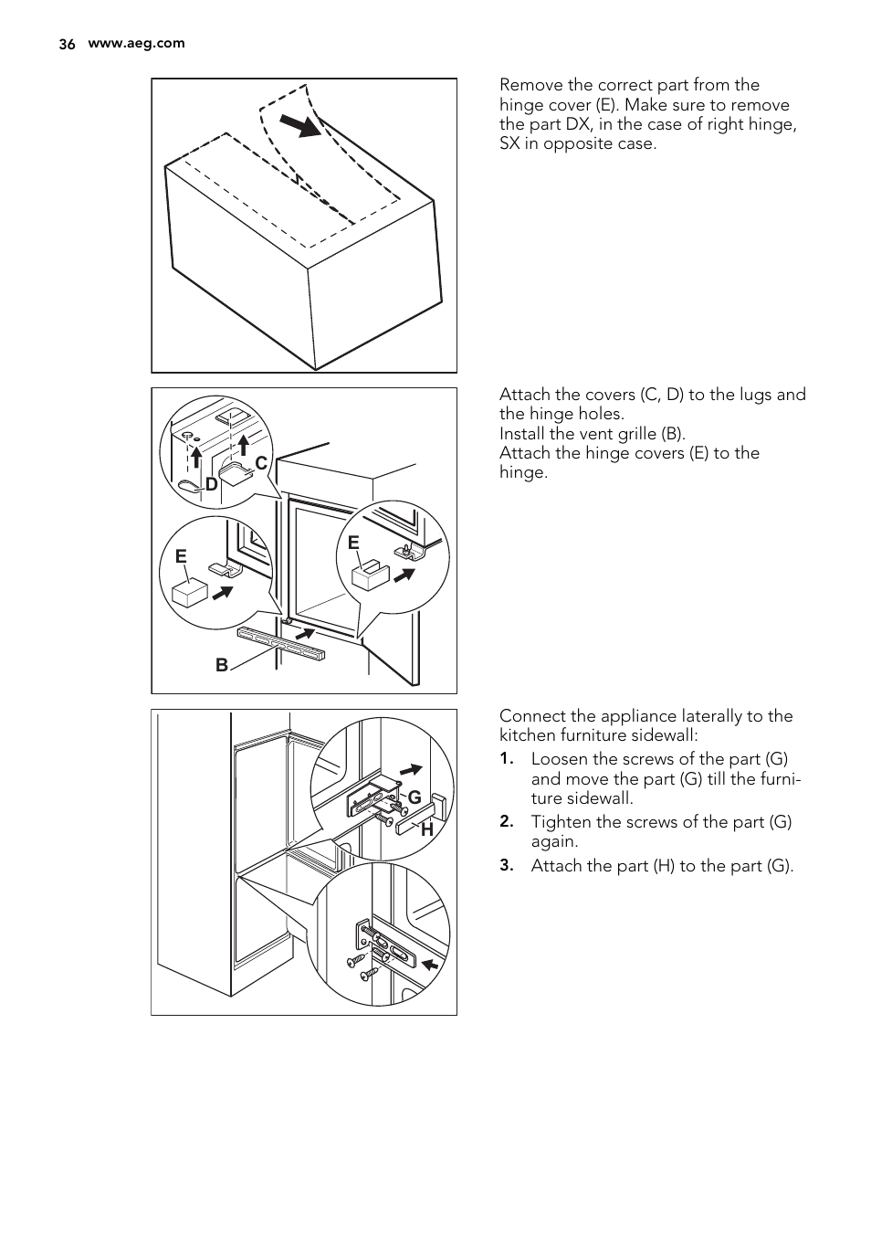 AEG SCS41800S0 User Manual | Page 36 / 84