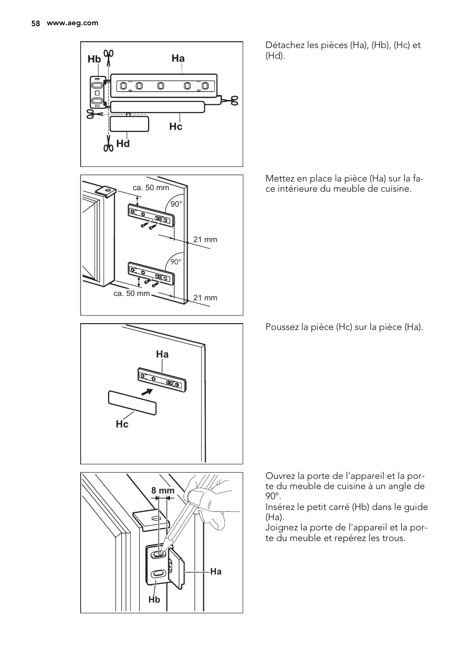 AEG SCS41800S0 User Manual | Page 58 / 84