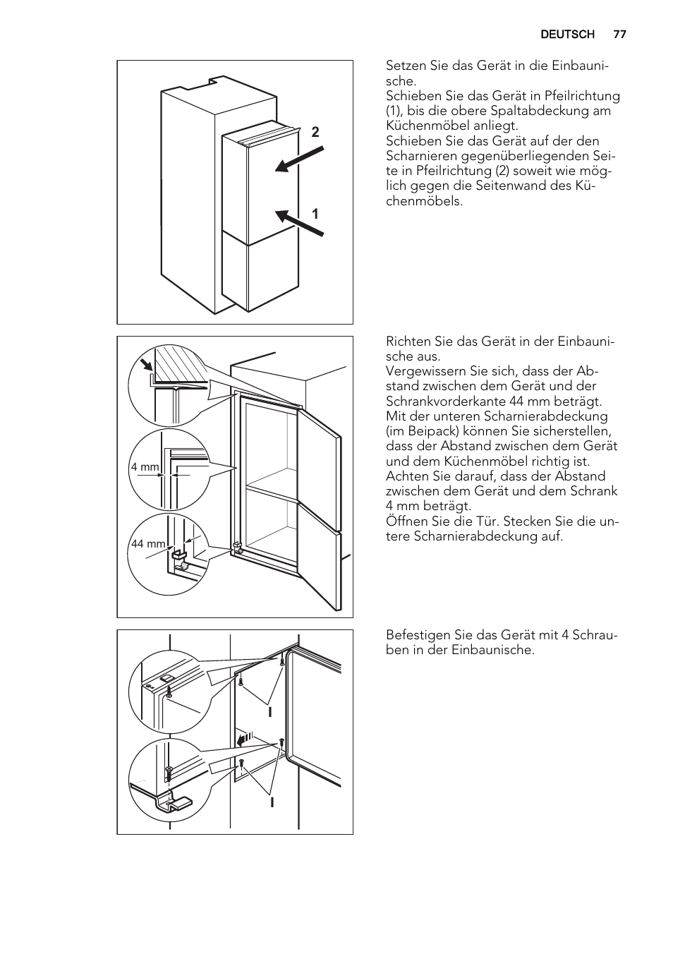 AEG SCS41800S0 User Manual | Page 77 / 84