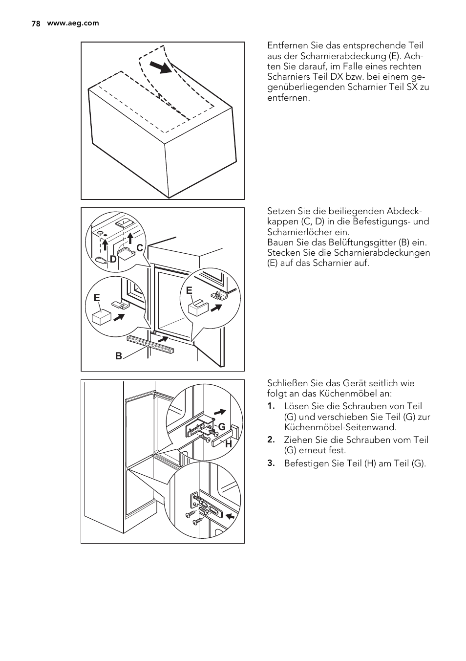 AEG SCS41800S0 User Manual | Page 78 / 84
