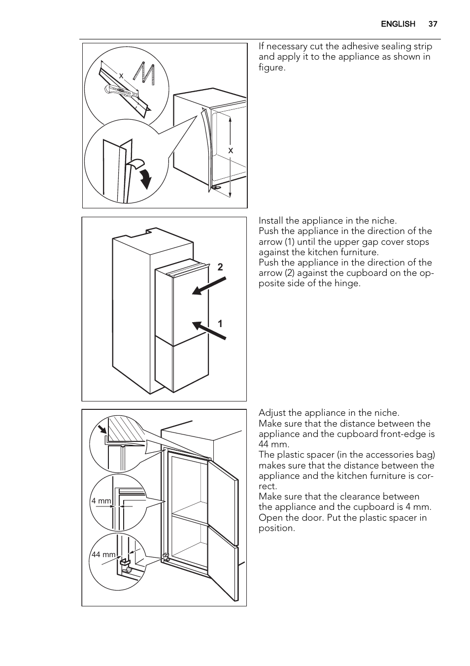 AEG SCS51400S1 User Manual | Page 37 / 92