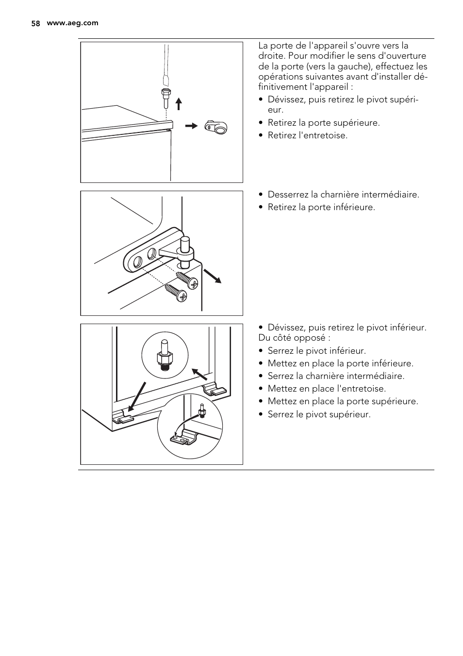 AEG SCS51400S1 User Manual | Page 58 / 92
