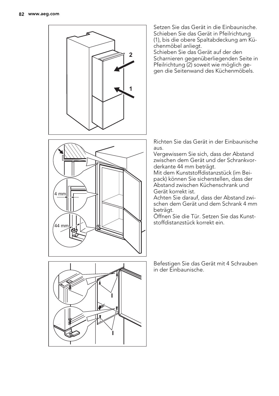 AEG SCS51400S1 User Manual | Page 82 / 92