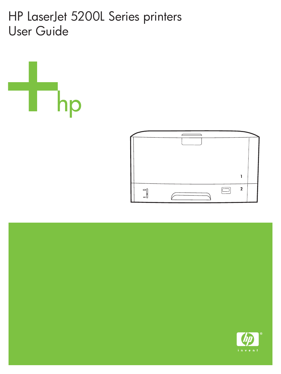 HP LaserJet 5200 Printer series User Manual | 212 pages