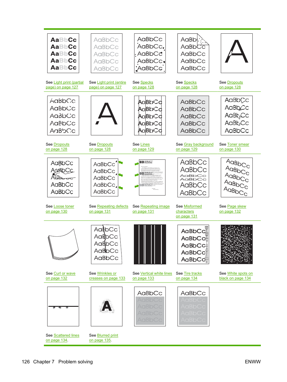 Aabbcc aabbcc aabbcc aabbcc | HP LaserJet 5200 Printer series User Manual | Page 138 / 212