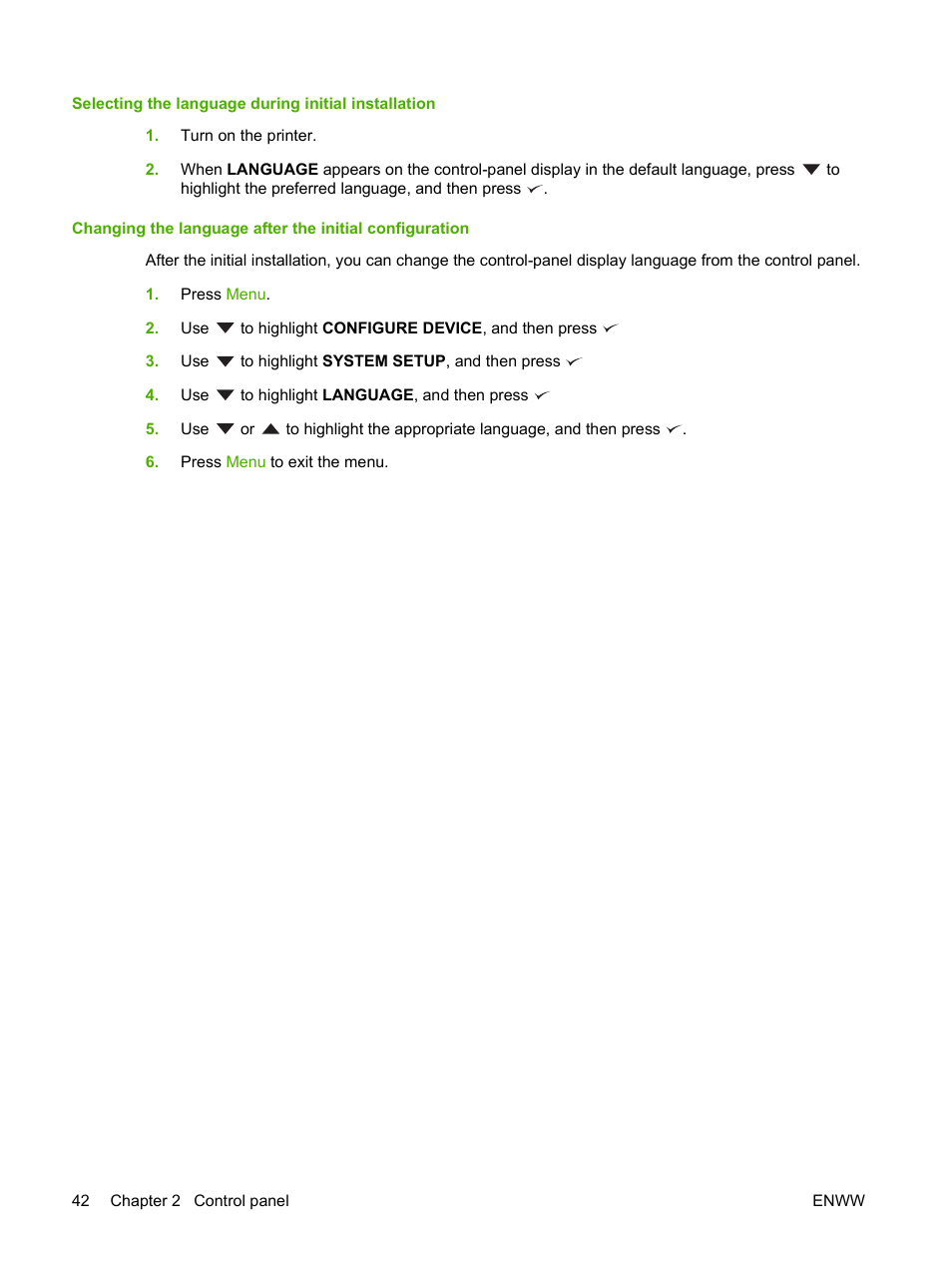 HP LaserJet 5200 Printer series User Manual | Page 54 / 212
