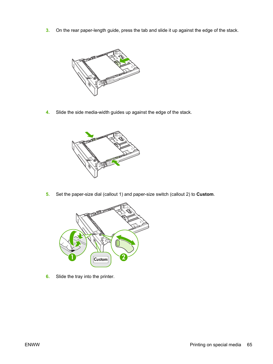 HP LaserJet 5200 Printer series User Manual | Page 77 / 212