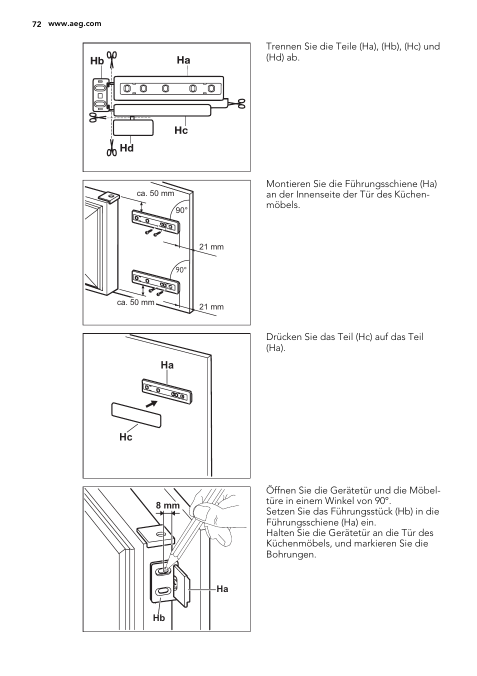 AEG SDS51400S0 User Manual | Page 72 / 80