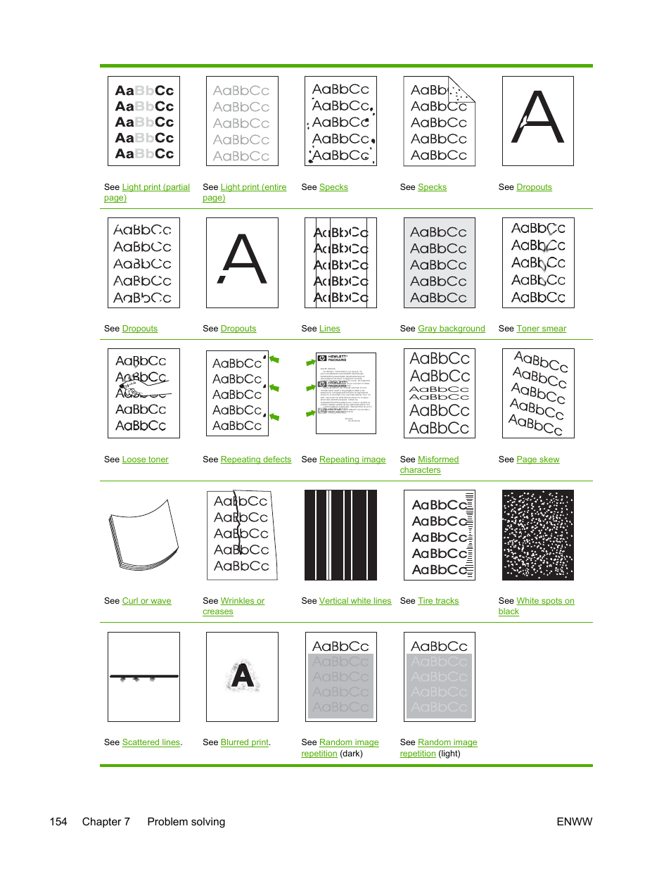 Aabbcc aabbcc aabbcc aabbcc | HP LaserJet 5200 Printer series User Manual | Page 168 / 248