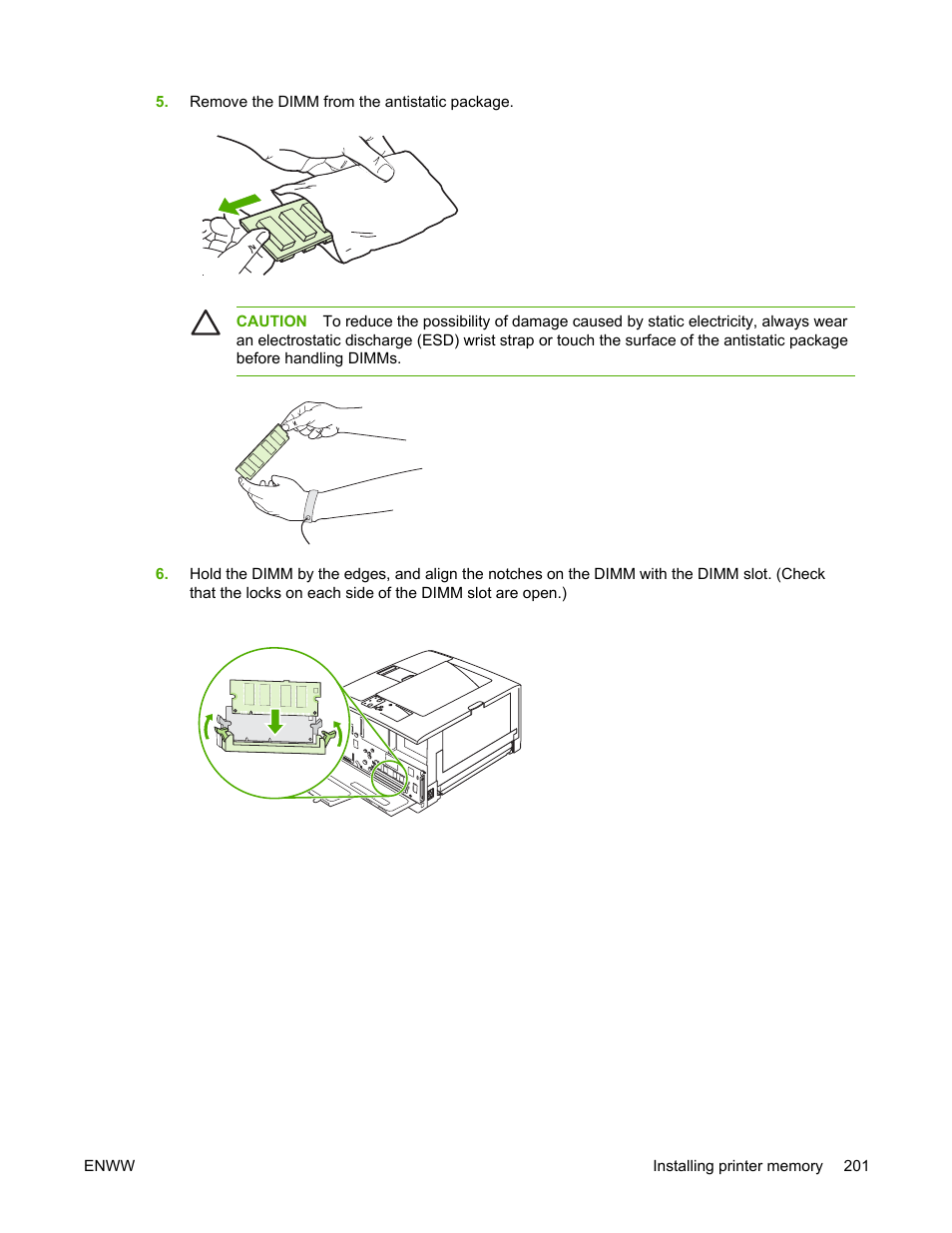 HP LaserJet 5200 Printer series User Manual | Page 215 / 248