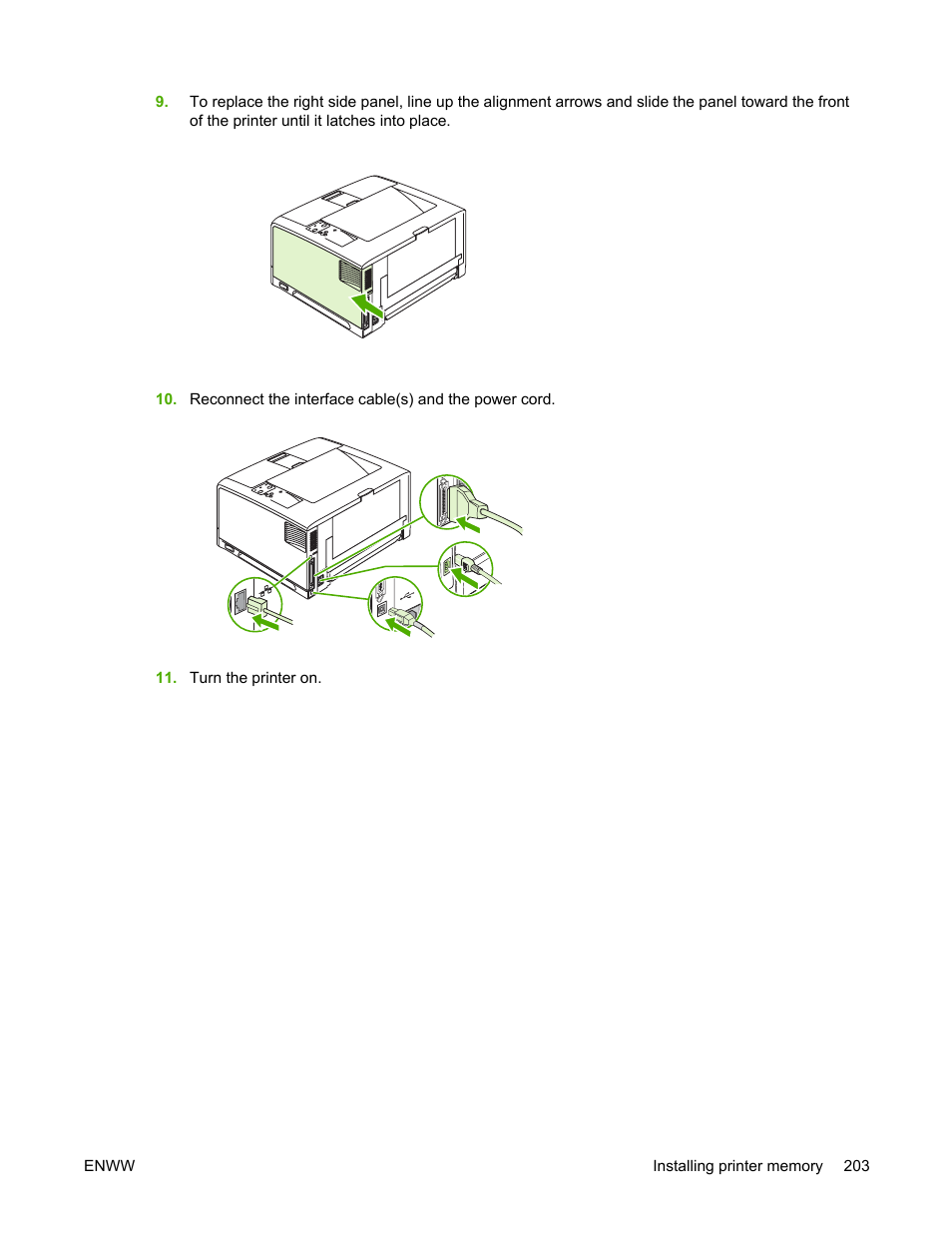 HP LaserJet 5200 Printer series User Manual | Page 217 / 248