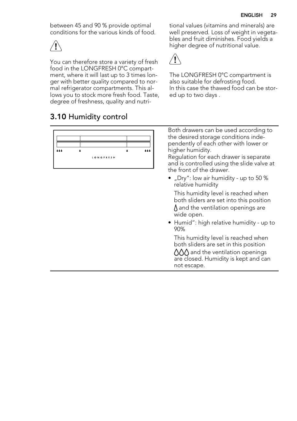 10 humidity control | AEG SKZ81240F0 User Manual | Page 29 / 84