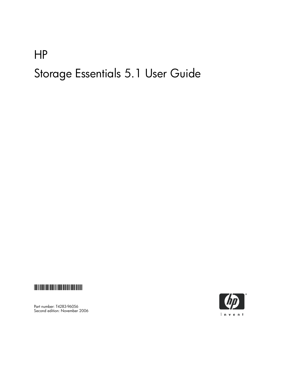 HP Storage Essentials NAS Manager Software User Manual | 770 pages