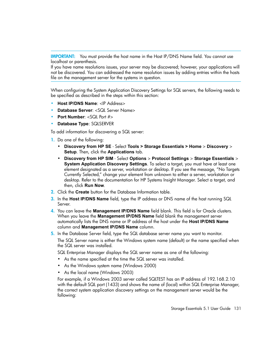 HP Storage Essentials NAS Manager Software User Manual | Page 163 / 770