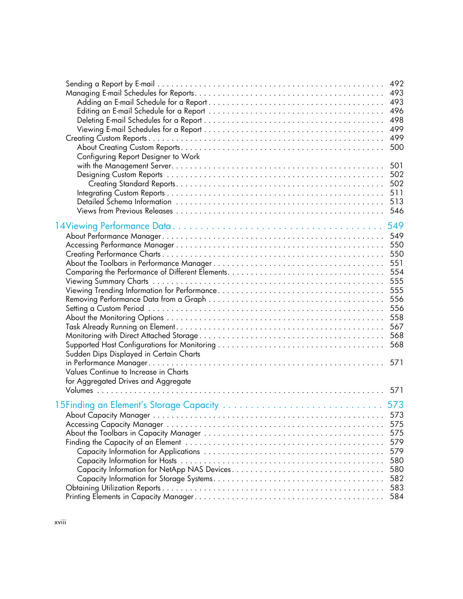 HP Storage Essentials NAS Manager Software User Manual | Page 18 / 770