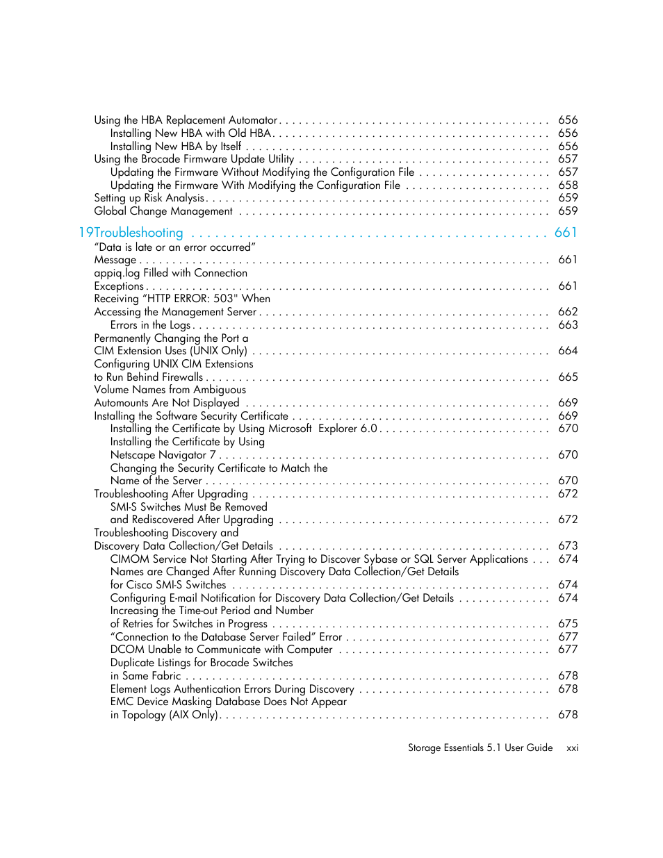 HP Storage Essentials NAS Manager Software User Manual | Page 21 / 770