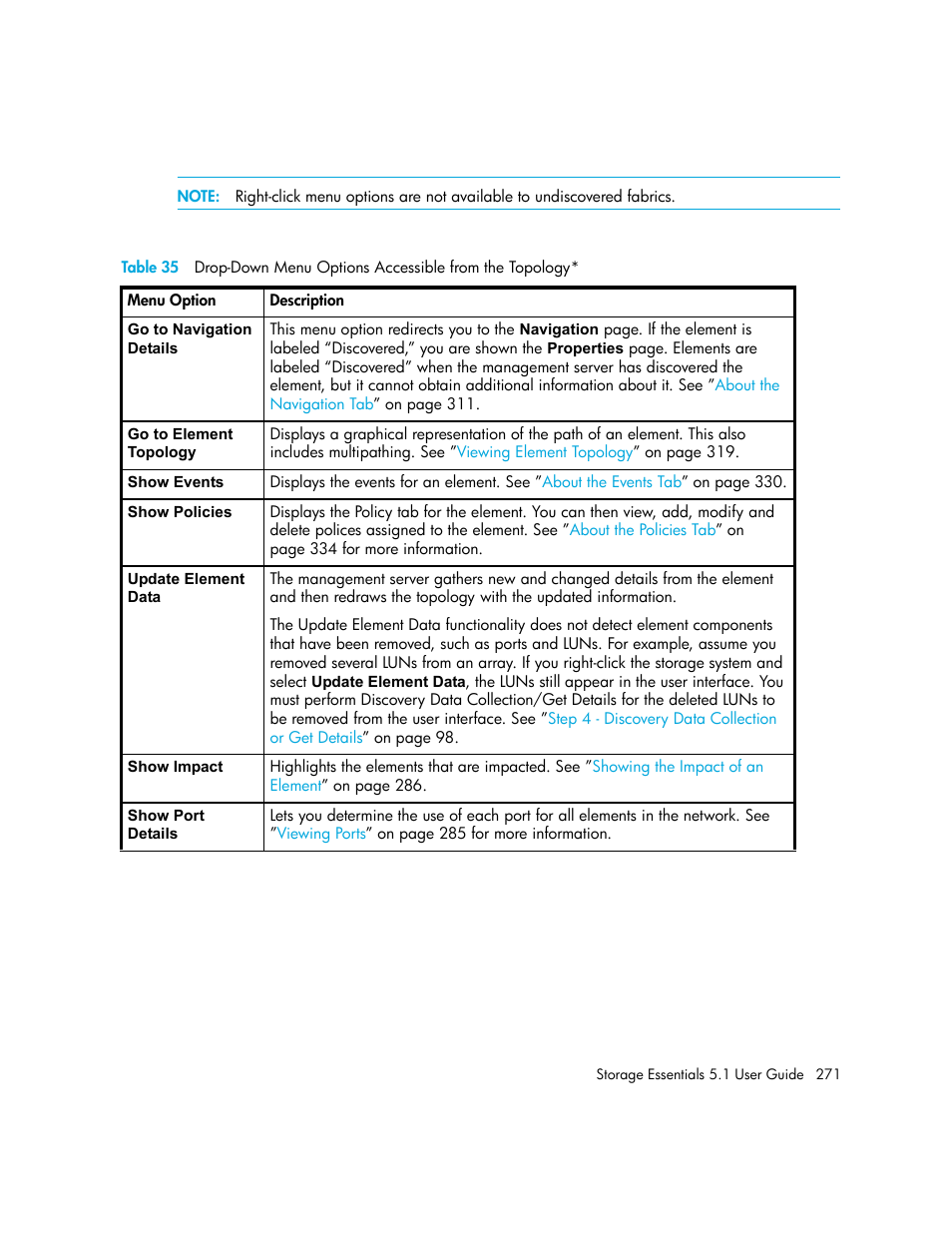 HP Storage Essentials NAS Manager Software User Manual | Page 303 / 770