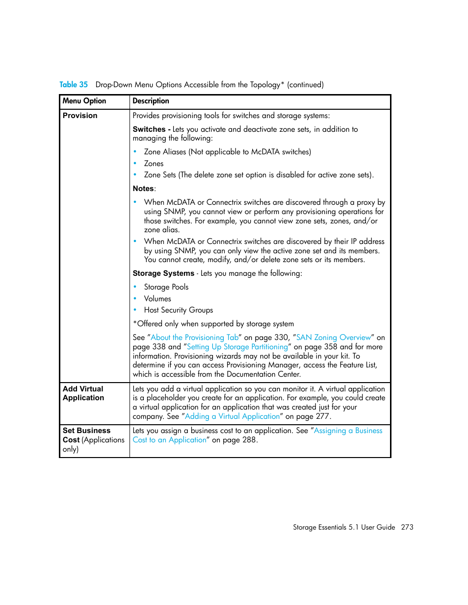 HP Storage Essentials NAS Manager Software User Manual | Page 305 / 770