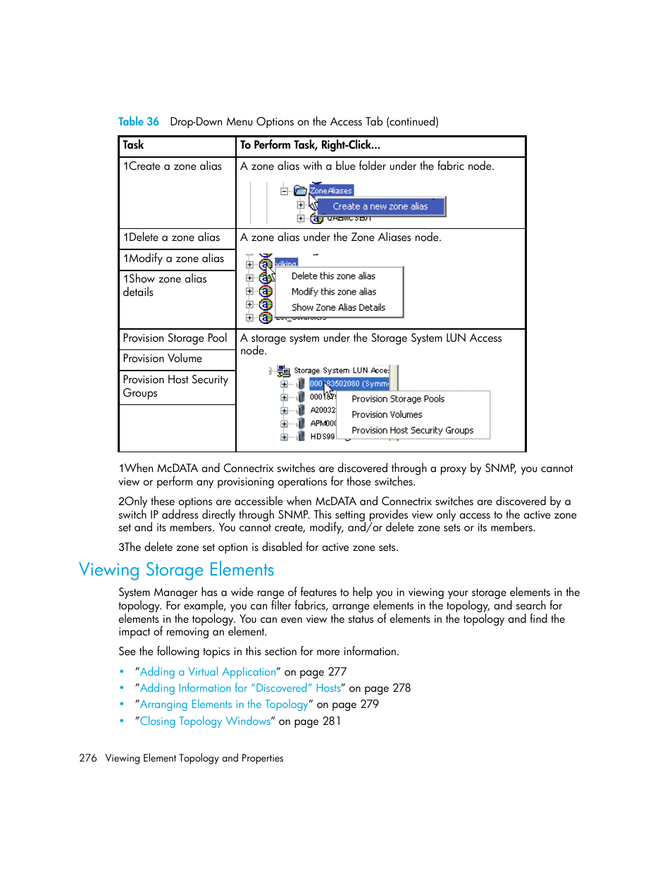 Viewing storage elements | HP Storage Essentials NAS Manager Software User Manual | Page 308 / 770