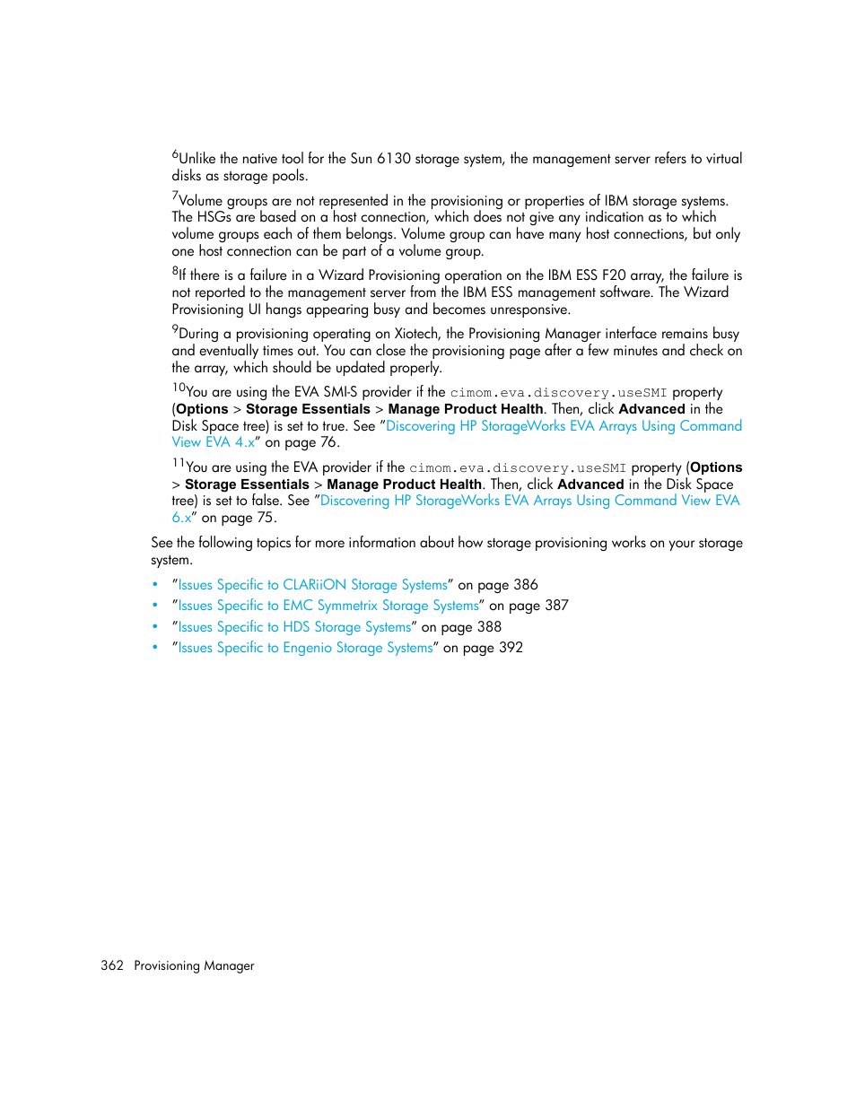 HP Storage Essentials NAS Manager Software User Manual | Page 394 / 770