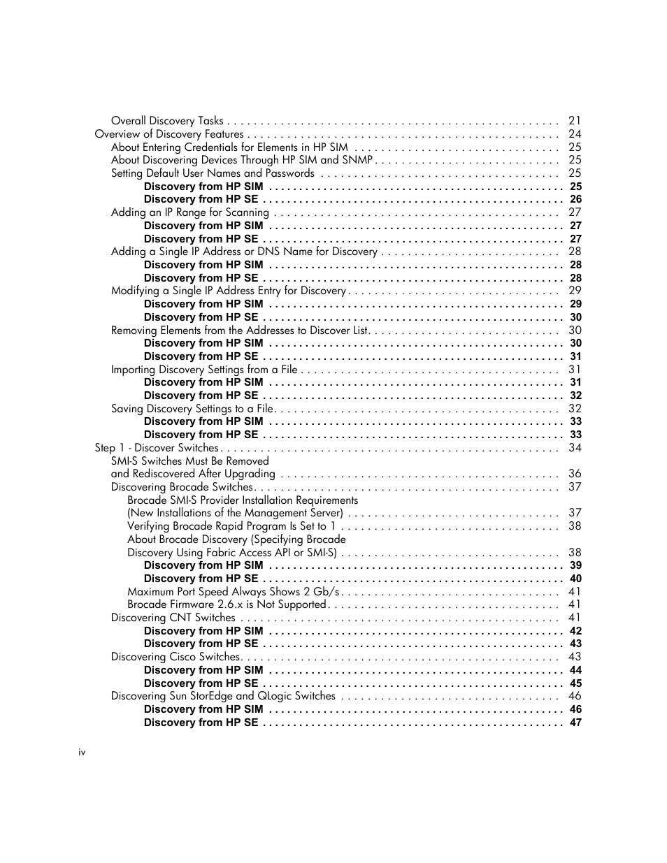 HP Storage Essentials NAS Manager Software User Manual | Page 4 / 770