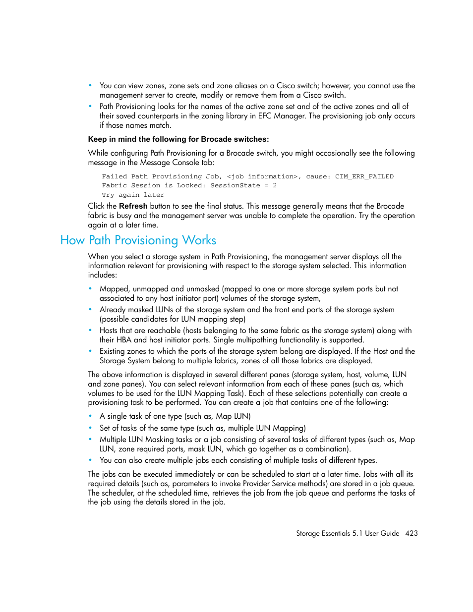 How path provisioning works | HP Storage Essentials NAS Manager Software User Manual | Page 455 / 770