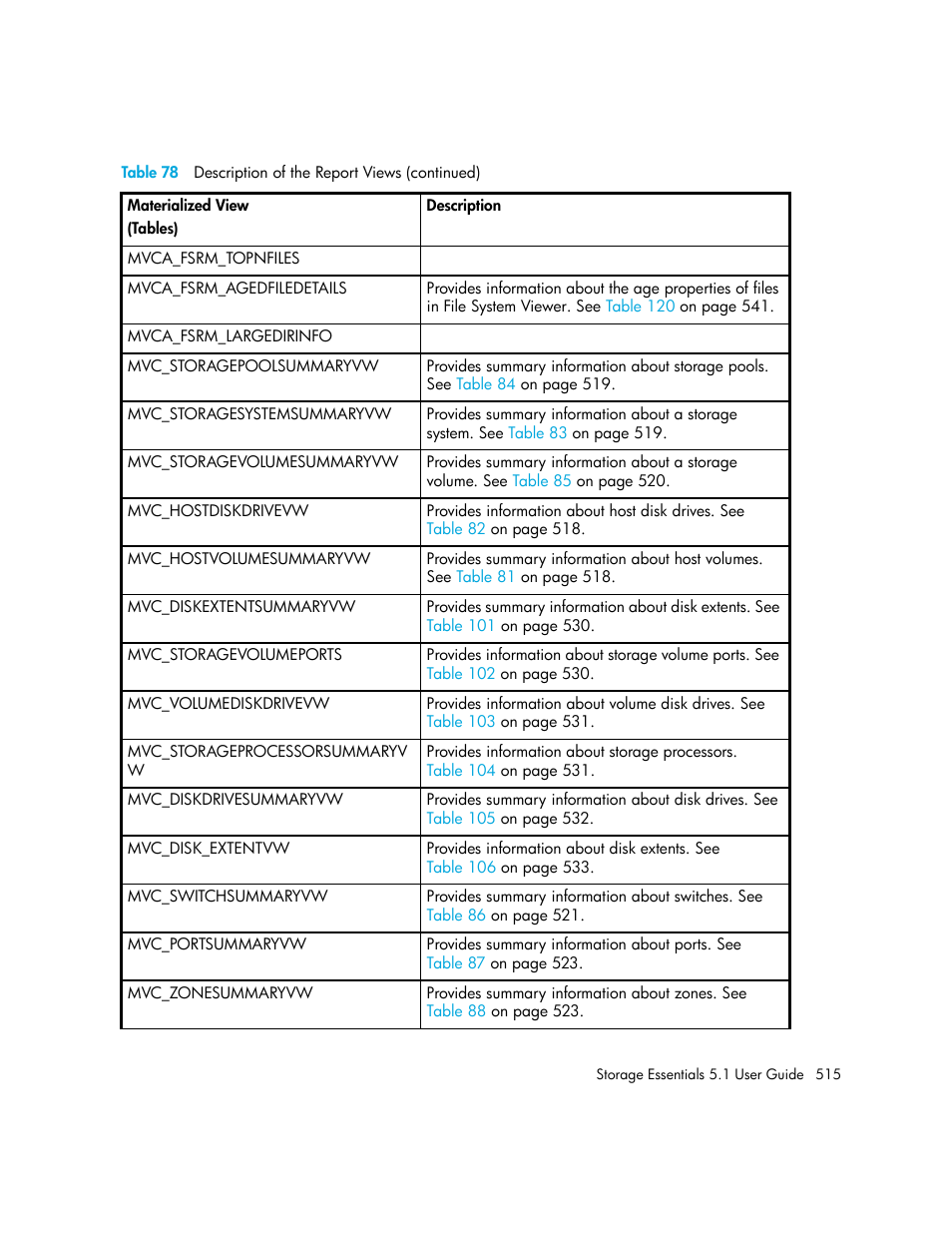 HP Storage Essentials NAS Manager Software User Manual | Page 547 / 770