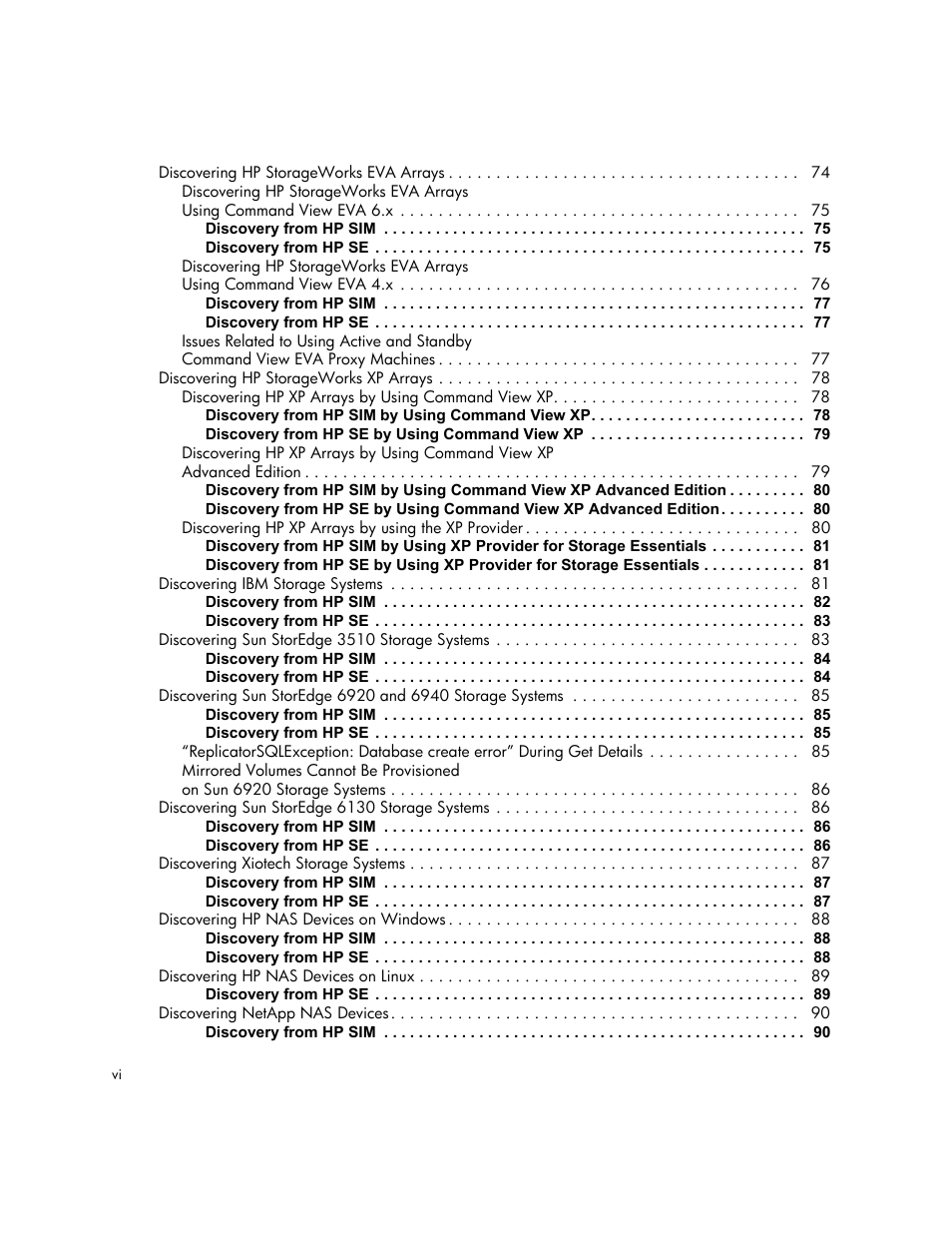 HP Storage Essentials NAS Manager Software User Manual | Page 6 / 770