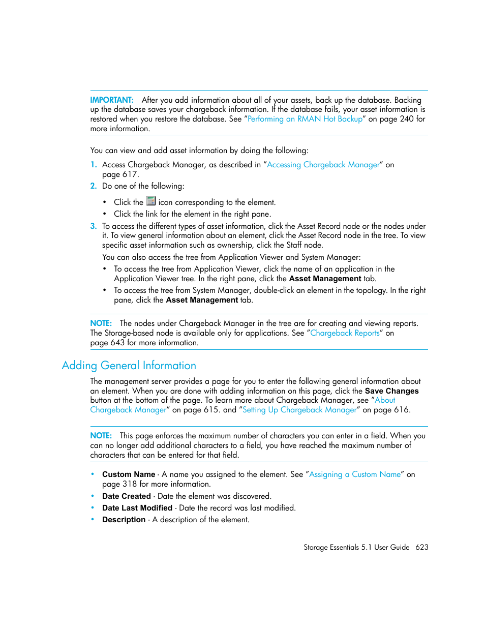 Adding general information | HP Storage Essentials NAS Manager Software User Manual | Page 655 / 770