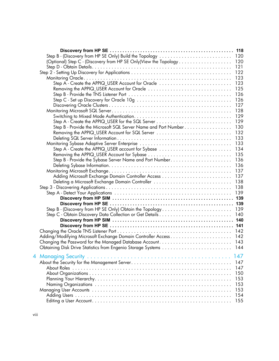 HP Storage Essentials NAS Manager Software User Manual | Page 8 / 770