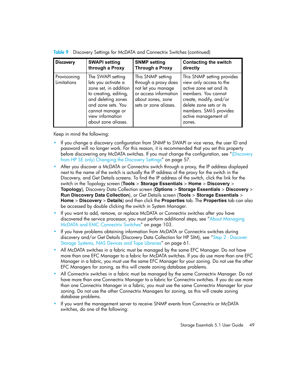 HP Storage Essentials NAS Manager Software User Manual | Page 81 / 770