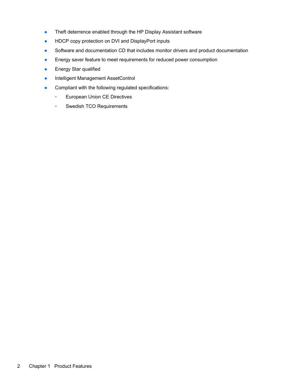 HP Compaq LA2405x 24-inch LED Backlit LCD Monitor User Manual | Page 8 / 28