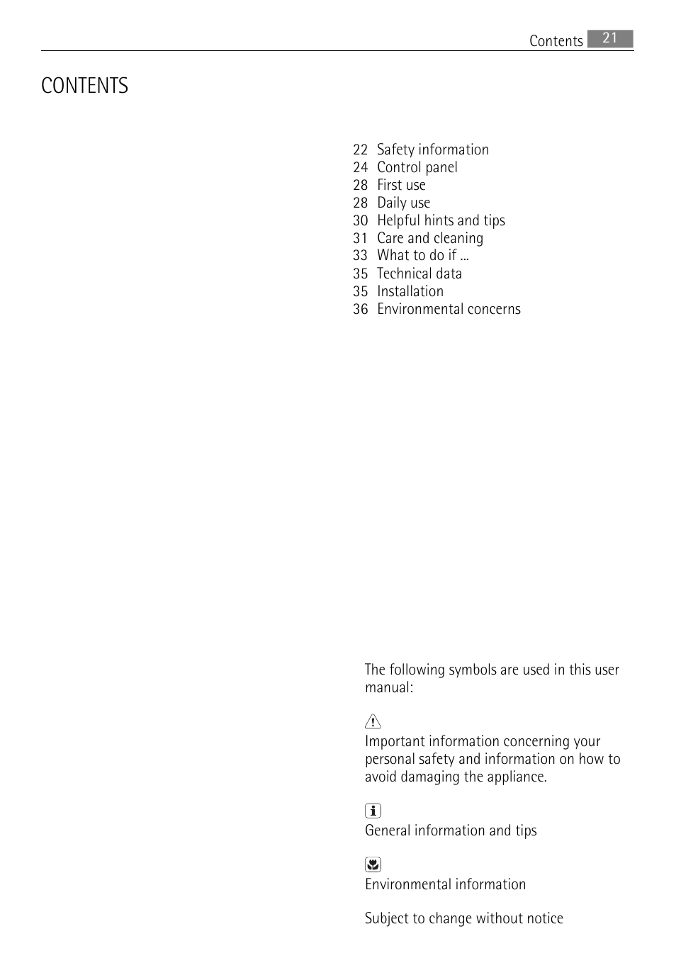 AEG SKS88840F0 User Manual | Page 21 / 76