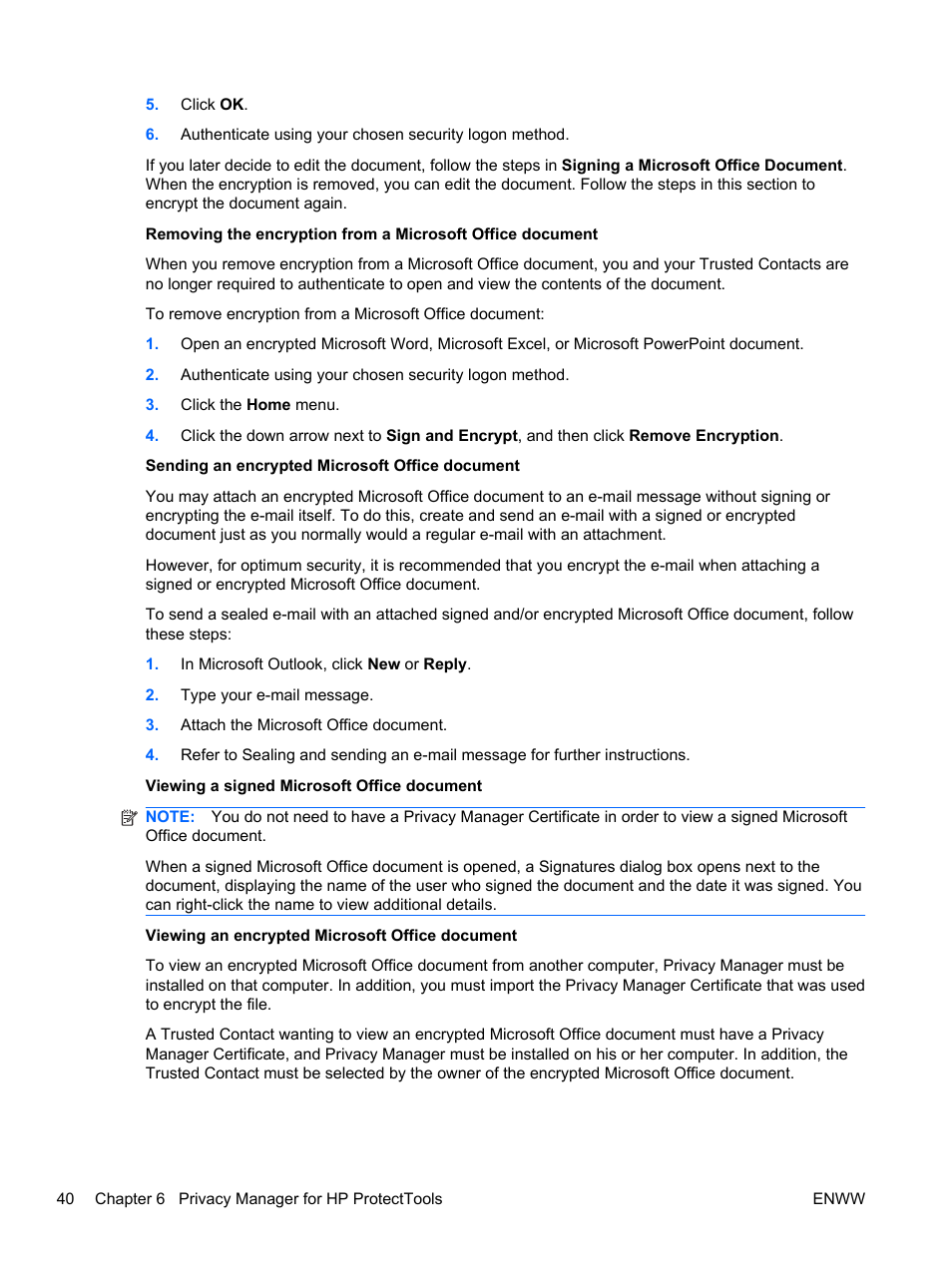 HP HP ProtectTools Security Software, Version 6.0 (User Guide) User Manual | Page 50 / 74